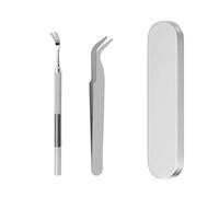 BHSTTNIXP Two-piece Set Tick Remover Tools for Dogs,Tick Remover for Cats,Professional Stainless Steel Tick's Clamp Tool for Pets