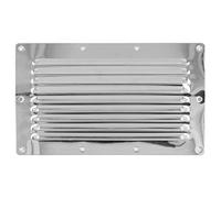 BHTOPIA 250x150mm Stainless Steel Louvered Air Vent Grill Cover, Marine Grade Duct Ventilation Grille for Boat Yacht RV Caravan Wall or Ceiling