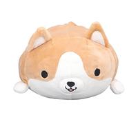 BHTOPIA Cartoon Dog Stuffed Pillow, Soft Plush Throw Pillow with Cute Expression, PP Cotton Filled Huggable Dog Shaped Pillow for Bedroom Living Room Car Decoration and Gift