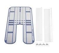 BHTOPIA Golf Putting Alignment Mirror, Golf Training Aid with Guide Rails, Indoor Outdoor Practice Tool for Accurate Putting, Shatterproof Reflective Mirror with Alignment Lines for Golfer