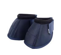 BHTOPIA Horse Bell Boots, Oxford Cloth Hoof Protection Boots for Horses, Breathable Anti Spin Design with Hook and Loop Fastener for Equestrian Riding Training (S)