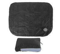 BHTOPIA Outdoor Inflatable Cushion, Lightweight Foldable Seat Cushion, Quick Inflation and Deflation with Adjustable Valve, Multi Point Support for Camping Hiking Climbing, Portable Soft T (Black)