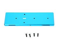 BHTOPIA RC Battery Tray for RGT EX86100 1/10 RC Car, Aluminum Alloy Battery Mount with Screws, Lightweight Corrosion - Resistant Replacement Tray for RC Vehicle (Blue 680022B)