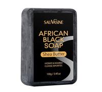 BHUEHSS Natural African Black Soap Organic Soap Bars Hand Soap Face Soap Cleanser Nourishing Triple Milled Soap for Women Men