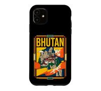 Bhutan Flag Tiger's Nest Monastery Travel Art Case for iPhone 11