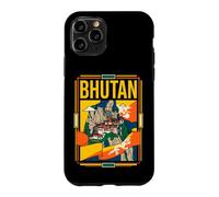 Bhutan Flag Tiger's Nest Monastery Travel Art Case for iPhone 11 Pro
