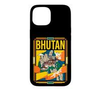 Bhutan Flag Tiger's Nest Monastery Travel Art Case for iPhone 15