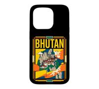 Bhutan Flag Tiger's Nest Monastery Travel Art Case for iPhone 15 Pro