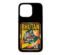 Bhutan Flag Tiger's Nest Monastery Travel Art Case for iPhone 15 Pro Max