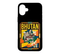 Bhutan Flag Tiger's Nest Monastery Travel Art Case for iPhone 16 Plus