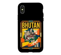 Bhutan Flag Tiger's Nest Monastery Travel Art Case for iPhone X/XS