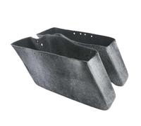 BHVePUbHt Gray Saddlebag Insert Carpet Liner Compatible with Touring | Fits Ultra Electra Street Road King FLTR FLTRU 1993-2013 12 11