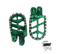 BHYYDS For Africa Twin XRV650 1988-1990 XRV 750 650 XRV750 1990-2003 Motorcycle Accessorie Foot Pedals Motorcycle Footpegs Footrest(Green)