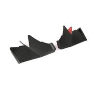 BHYYDS For Aprilia RS457 2024 Motorcycle Front Fairing Accessories Motorcycle Front Fairing Aerodynamic Winglet(Black - RS457)