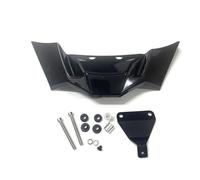 BHYYDS For B&MW F900R 2021-2022 Motorcycle Front Lip Wind Wing Cover Cone Aerodynamics Fairing Motorcycle Front Fairing Aerodynamic Winglet(Bright Black)