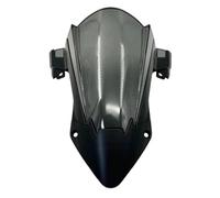 BHYYDS For B&MW S1000RR 2019 2020 2021 2022 2023 2024 Motorcycle Windshield Spliced Wind Screen Motorcycle Windshield(Matte Black Gray)