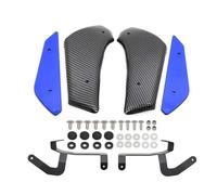 BHYYDS For B&MW S1000RR 2019-2021 Motorcycle Side Fairing Winglets Motorcycle Front Fairing Aerodynamic Winglet(Blue)