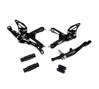BHYYDS For B&MW S1000RR 2019-2024 M1000RR 2021-2023 Motorcycles Accessories Adjustable RearSet Footpegs Motorcycle Footpegs Footrest(Beige)