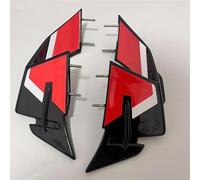 BHYYDS For B&MW S1000RR S1000 RR M1000RR 2019-2024 Motorcycle Fairing Side Winglet Aerodynamic Wing Motorcycle Front Fairing Aerodynamic Winglet(23-24 Bright Black)