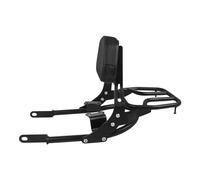 BHYYDS For Bonneville T100 T120 Street Twin 900 Scrambler 2016-2024 Detachables Backrest Sissy Bar Motorcycle Luggage Rack Pad Motorcycle Backrest