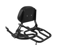 BHYYDS For Bonneville T100 T120 T 100 T 120 Street Twin 900 Scrambler 2016-2024 Detachable Backrest Sissy Bar With Rear Luggage Rack Pad Motorcycle Backrest