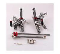BHYYDS For CBR 1000 RR 2004-2007 CBR600RR 2003-2006 Motorcycle Adjustable Rearset Footpegs Motorcycle Footpegs Footrest