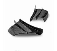 BHYYDS For CBR 600RR CBR1000RR CB650R Motorcycle Winglet Aerodynamic Wing Kit Motorcycle Front Fairing Aerodynamic Winglet(Forged-White)