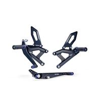BHYYDS For CBR1000RR -R/SP 2021-2025 Motorcycle Adjustable Rear Set Foot Rest Motorcycle Footpegs Footrest(Black-Bul)