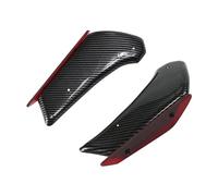 BHYYDS For CBR500R 2019-2024 Motorcycle Fairing Parts Aerodynamic Motorcycle Front Fairing Aerodynamic Winglet(Carbon Pattern Red)