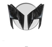 BHYYDS FOR CBR650F CBR650R CBR500R CBR1000RRR 2018-2024 Motorcycle Front Fairing Winglets Motorcycle Front Fairing Aerodynamic Winglet(Forged carbon)