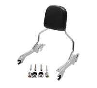 BHYYDS For Harley Fat Boy Breakout FXBR FLFB 2018-2023 Motorcycle Sissy Bar Backrest Luggage Rack Motorcycle Backrest(Chrome Set)