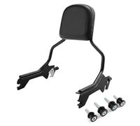 BHYYDS For Harley Fat Boy FLFB 114 FLFBS Breakout FXBR 114 FXBRS 2018-2024 Motorcycle passenger Backrest Motorcycle Backrest(Black Set)