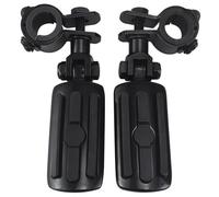 BHYYDS For Harley Road King Electra Street Glide Motorcycle Foot Pegs Accessory Motorcycle Footpegs Footrest(Style B)