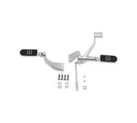 BHYYDS For Harley Sportster Iron XL 883 XL 1200 48 72 2014-2023 Motorcycle Foot Peg Lever Motorcycle Footpegs Footrest(Chrome)