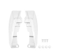 BHYYDS For Harley Touring Electra Street Glide Road King FLTRX 2001-23 24-Up Motorcycle Air Deflector Motorcycle Front Fairing Aerodynamic Winglet(Chrome 09-16)