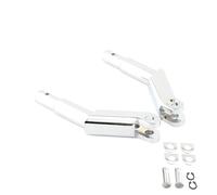 BHYYDS For Harley V-Rod Muscle 2002-2017 Night Rod VRSC Special 2007-2017 Motorcycle Foot Rest Peg Bracket Motorcycle Footpegs Footrest(Chrome Silver)