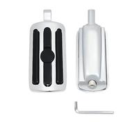 BHYYDS For Harley Y&AMAHA Sportster Road King Low Rider S Dyna Motorcycle Front Footrest Motorcycle Footpegs Footrest(Only Chrome Pedals)