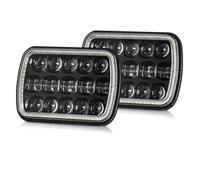 BHYYDS For J&eep Wrangler YJ XJ Cherokee Chevy Silverado S10 Blazer Express Van 1984-2015 Car Front Headlights Turn Signal Car Headlight Assembly(2 pieces)