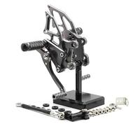 BHYYDS For Kawasaki NINJA 300/250 2013-2018 Motorcycle Adjustable Rear Set Foot Rest Motorcycle Footpegs Footrest(Gray)