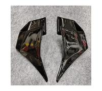 BHYYDS For Kawasaki Ninja 400 EX400 2018-2024 Motorcycle Mirrors Side Wings Spoiler Motorcycle Front Fairing Aerodynamic Winglet(C Glossy Black)
