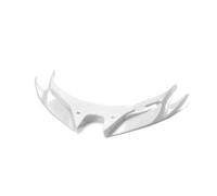 BHYYDS For KAWASAKI NINJA400 Ninja EX400 Motorcycle Front & Side Spoilers Motorcycle Front Fairing Aerodynamic Winglet(Front-PearlWhite)