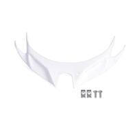 BHYYDS For Kawasaki Ninja400 Ninja250 2018-2022 Motorcycle Front Aerodynamic Spoiler Winglets Motorcycle Front Fairing Aerodynamic Winglet(White)