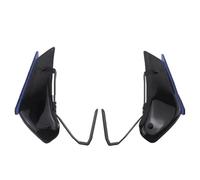BHYYDS For KAWASAKI NINJA650 2020-2024 Motorcycle Downforce Side Spoilers Aerodynamic Wing Motorcycle Front Fairing Aerodynamic Winglet(Blue)