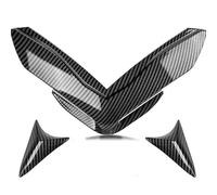 BHYYDS For KAWASAKI Z900 2017-2019 Motorcycle Front Fairing Aerodynamic Winglets Motorcycle Front Fairing Aerodynamic Winglet(Carbon)