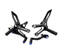 BHYYDS For Triumph Trident 660 2021-2024 Motorcycle Adjustable Rear Set Foot Rest Motorcycle Footpegs Footrest(Black-Blue)