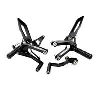 BHYYDS For Triumph Trident 660 2021-2024 Motorcycle Adjustable Rear Set Foot Rest Motorcycle Footpegs Footrest(Black-Gray)