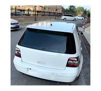 BHYYDS For VW GOLF 4 Spoiler 2001-2006 Car Rear Roof Wing Spoiler Car Rear Spoilers(Carbon fiber pattern)