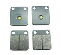 BHYYDS For Y&AMAHA Raptor 125 YFM 125R 350FX Wolverine YFS 200 200SE Blaster YFZ 350 X Banshee 1989-2015 Motorcycle Front Rear Brake Pads(2X Front Brake Pads)