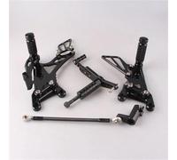 BHYYDS For Y&AMAHA YZF R1 2007-2008 Motorbike Adjustable Shift Brake Rear Set Footpegs Motorcycle Footpegs Footrest(Beige)