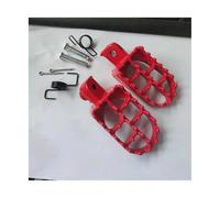 BHYYDS For YAMA HA PW50 PW80 PW 50 80 TW200 TTR90 TTR90E Motorcycle Foot Pegs Motorcycle Footpegs Footrest(Red)